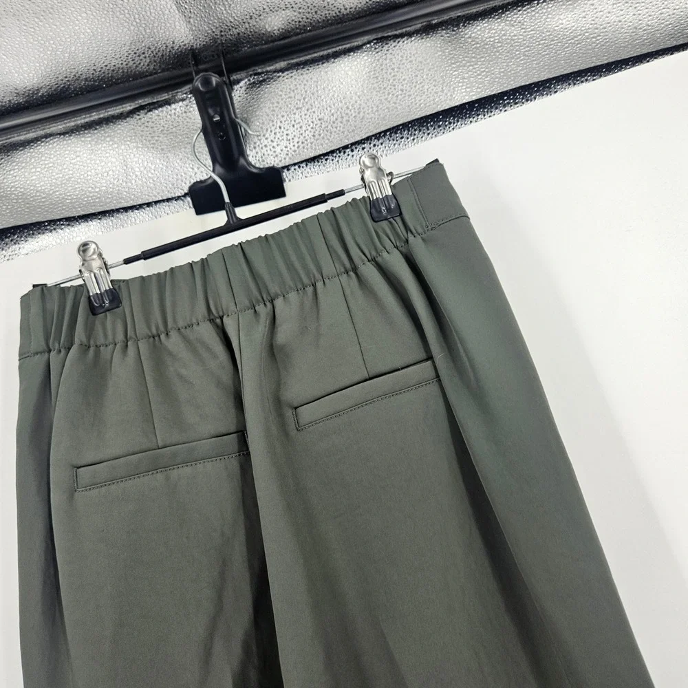 Vince Trousers Dress Pants Gray Pleated Pull-On Straight Leg Career Business XXS - Picture 7 of 10